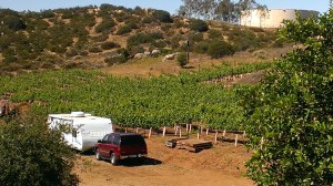2013-05-31 09.46.19 Our trailer at the vineyard