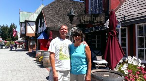 Bob and Sherry in Solvang, CA