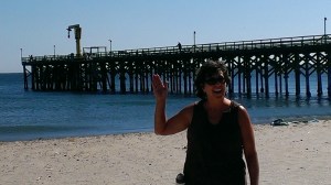 Sherry at Gaviota State Beach, Gaviota, CA