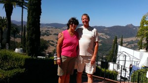 Sherry and Bob at Hearst's Castle, San Simeon, CA