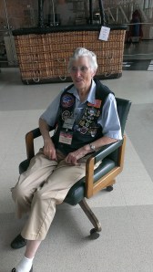 Rosemary sharing story at Evergreen Aviation Museum in McMinnville OR