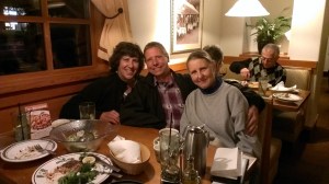 Sherry, Bob, and Susan at Olive Garden