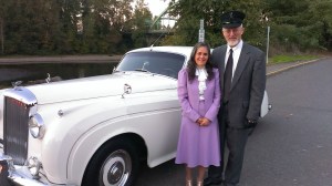 2013-10-13 18.30.11 Vickie and Rick Davies and their 1956 Bentley in Clackamas OR