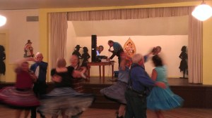 Square dancing with the Hay Shakers in Seaside, OR