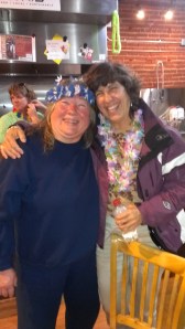 Gale and Sherry listening to Benny and the Bay City Rockers