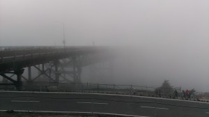 Foggy Golden Gate Bridge