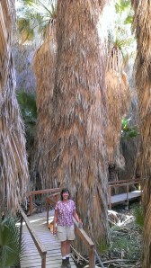 Sherry entering Coachella Valley Preserve, Palm Desert, CA
