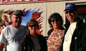 Mike, Belinda, Sherry, Bob at Canyon Lake, AZ