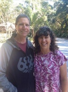 Bob and Sherry enjoying Hanna State Park, FL