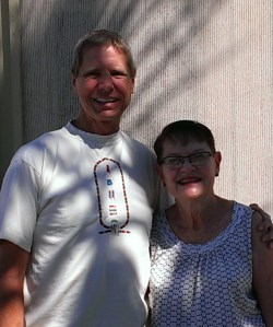 Bob and cousin Peggy