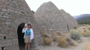 Sherry and Louie by the Coke ovens near Ely, NV