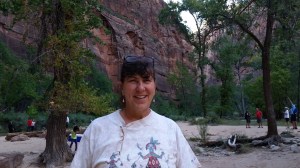 Sherry in Zion National Park, Utah