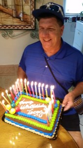 Celebrating Terry's 66th birthday. All these birthday!