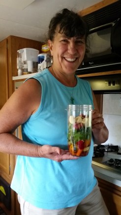 2016-04-29 15.11.21 Sherry making healthy drinks in her new NutriBullet