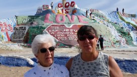 2017-12-23 Bev and Sherry at Salvatin Mountain
